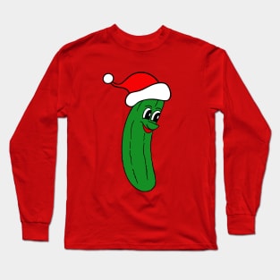 CHRISTMAS Party Dill Pickle - Funny Food Art Long Sleeve T-Shirt